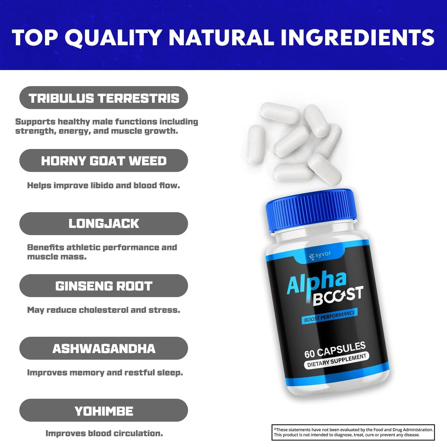 Alpha Boost testosterone support supplement